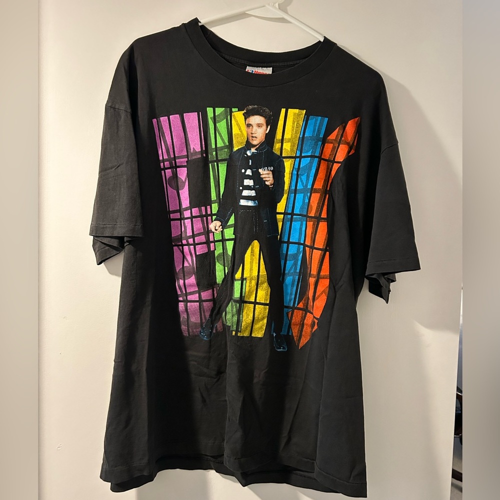 Vintage Hanes Elvis Presley Graphic Rocker Tee